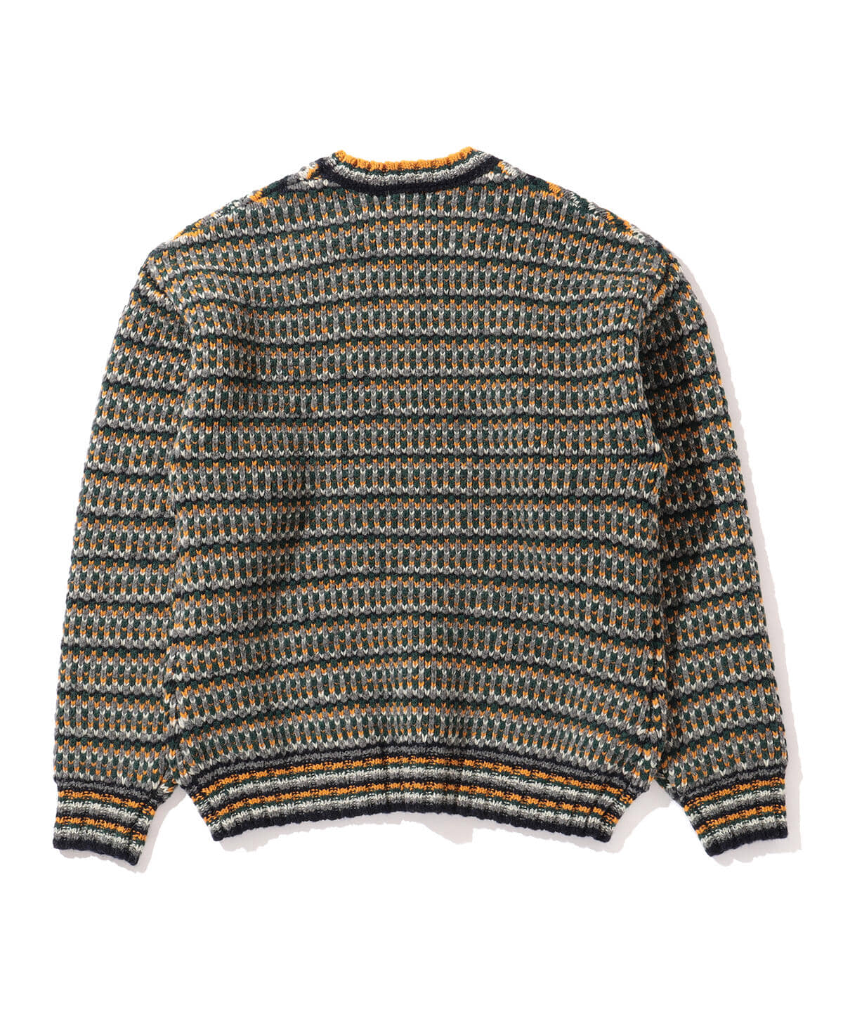 BEAMS [BEAMS] BEAMS / Multi-jacquard crew neck knit (tops knits 