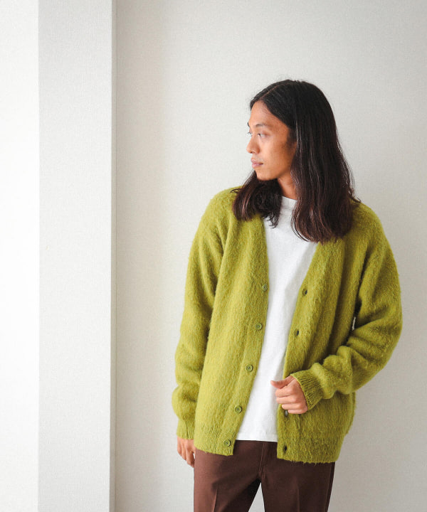 BEAMS [BEAMS] BEAMS / 7 gauge solid shaggy cardigan (tops cardigan 