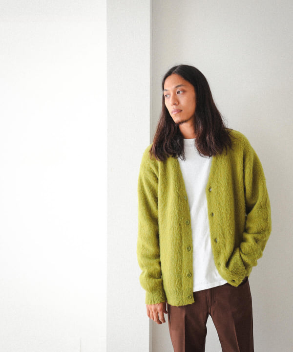 BEAMS [BEAMS] BEAMS / 7 gauge solid shaggy cardigan (tops cardigan 