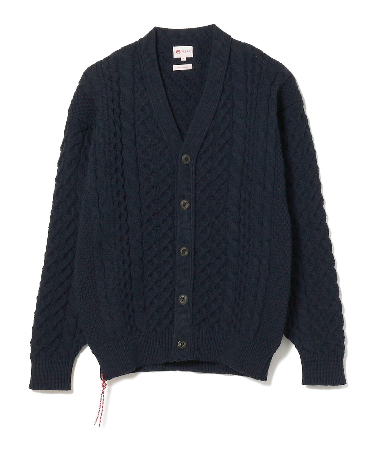 BEAMS JAPAN (BEAMS JAPAN) BEAMS JAPAN / Fisherman knit cardigan (tops,  cardigan) for sale | BEAMS