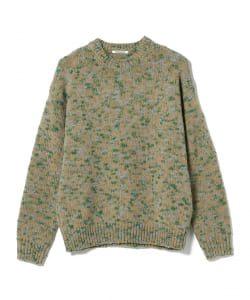 AURALEE / WOOL MIX COLOR SLUB YARN KNIT PULLOVER