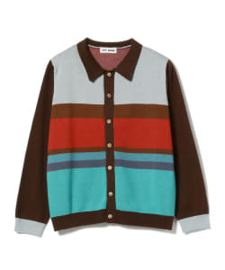TTT_MSW / border knit cardigan