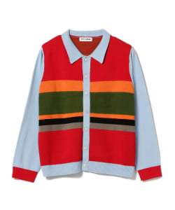 TTT_MSW / border knit cardigan
