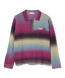 TTT_MSW / Kasuri Knit Polo