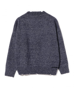 UNUSED / 5G damaged boatneck sweater