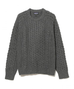 ▲patagonia / リサイクル ウール ブレンド ケーブルニット