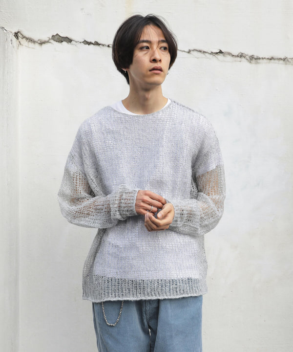 VAPORIZE ヴェイパライズNet Knit ROYAL(青) L 22ss - ニット/セーター