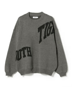 TIGHTBOOTH PRODUCTION / ACID LOGO KNIT SWEATER