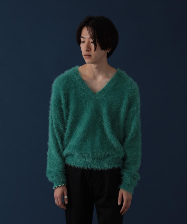 【TWINS FLORENCE】VNECK KNIT(DORIA YARN)