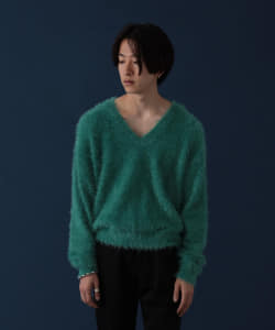 VAPORIZE / 男裝 Feather V Neck Knit