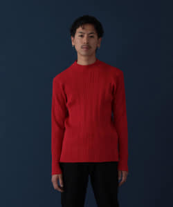 ▲VAPORIZE / Random Rib Hi Neck