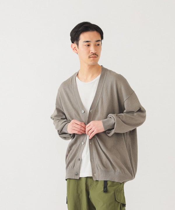 BEAMS [BEAMS] BEAMS / Japanese paper V-neck cardigan (tops 