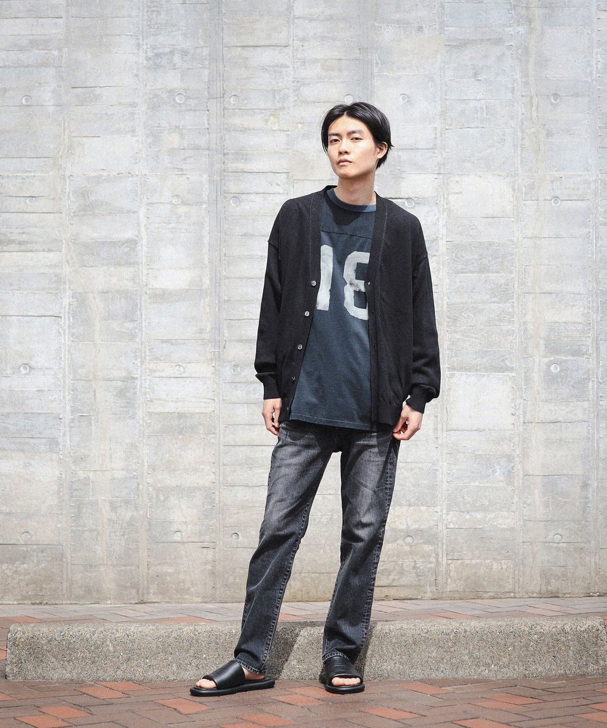 KINO for BEAMS ビームス メンズ モヘヤ カーディガン 迷彩 S