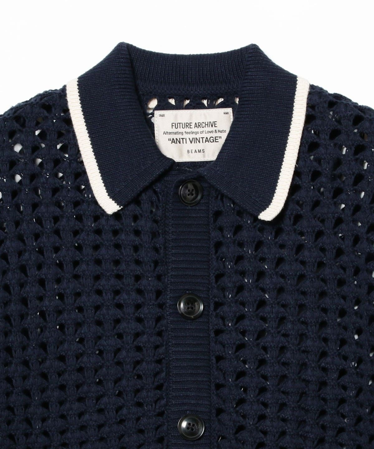 BEAMS（ビームス）FUTURE ARCHIVE / MESH KNIT SHIRT 