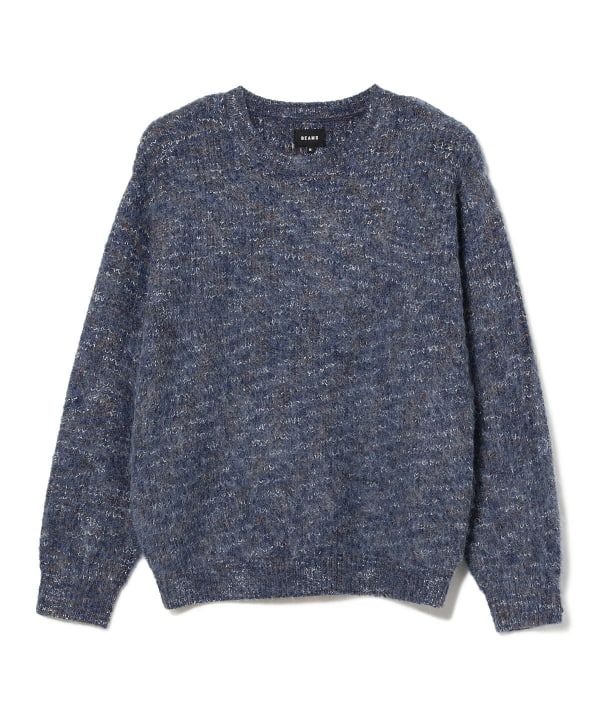 BEAMS [BEAMS] BEAMS / 5 gauge shaggy crew neck knit (tops knits 