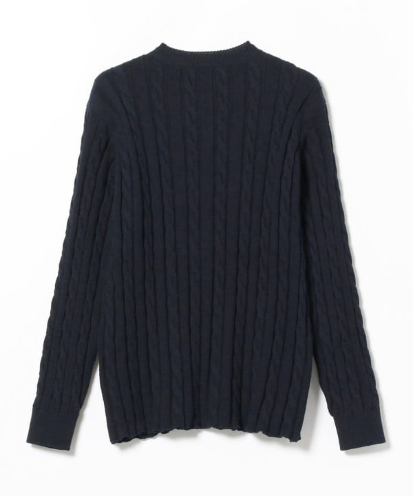 BEAMS（ビームス）AURALEE / COTTON CORD CABLE KNIT BIG PULLOVER（トップス ニット・セーター ）通販｜BEAMS