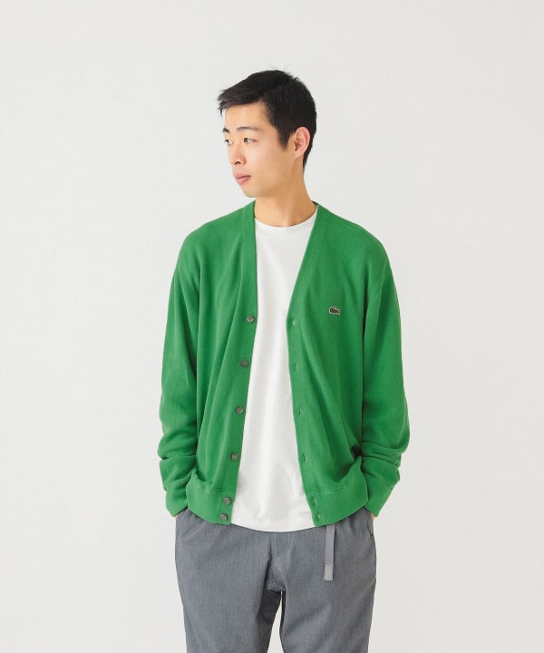 BEAMS（ビームス）LACOSTE for BEAMS / 別注 コットン カーディガン