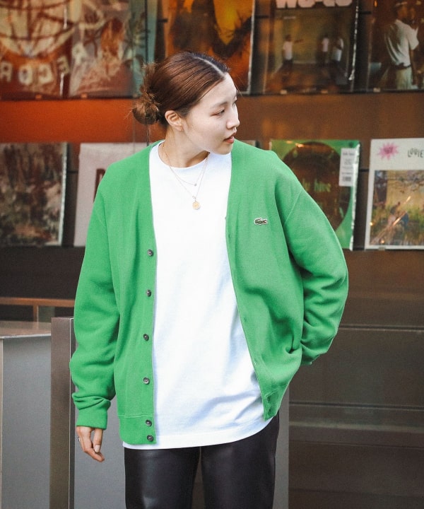 BEAMS（ビームス）LACOSTE for BEAMS / 別注 コットン カーディガン