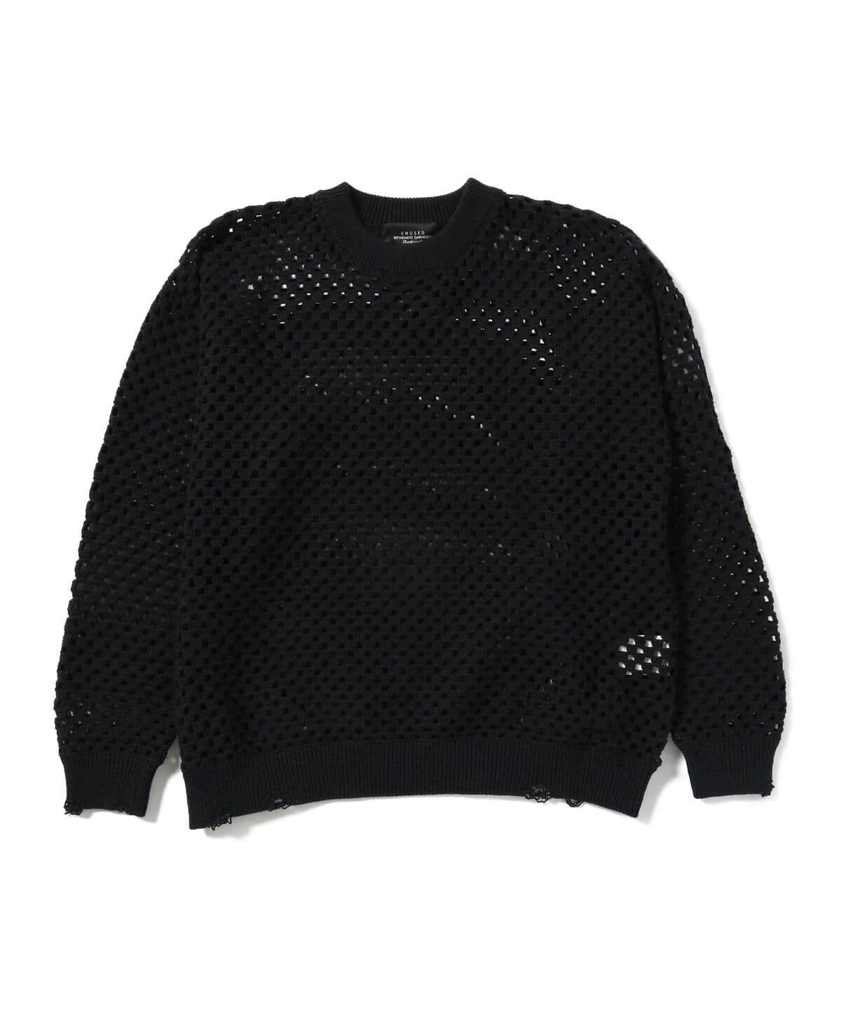 BEAMS（ビームス）UNUSED / Crochet Crewneck Sweater（トップス