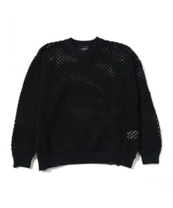 ▲UNUSED / Crochet Crewneck Sweater