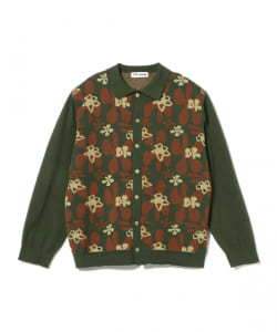 ▲TTT_MSW / Flower Camo Knit Polo