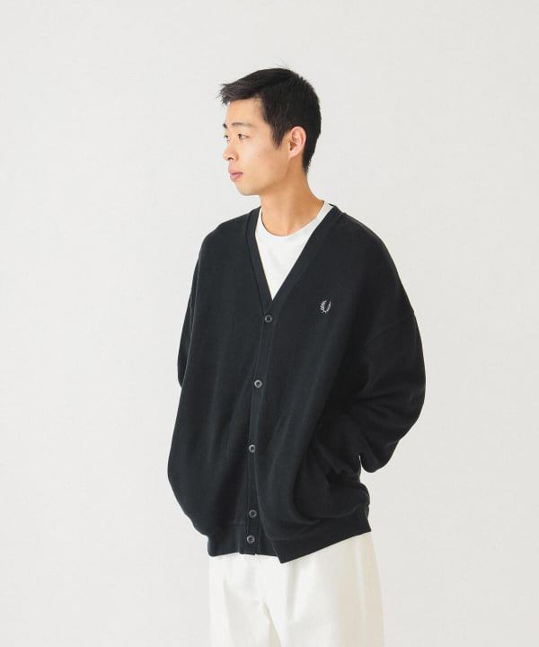 BEAMS（ビームス）FRED PERRY × BEAMS / 別注 ピケ カーディガン 