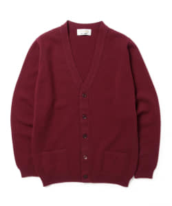 ▲WILLIAM LOCKIE × BEAMS PLUS / 別注 ウール カーディガン