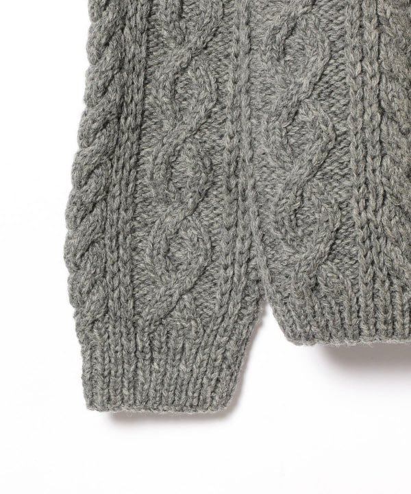 BEAMS PLUS BEAMS PLUS INVERALLAN 1H Shetland Crew Neck Knit (tops  knits/sweaters) mail order | BEAMS