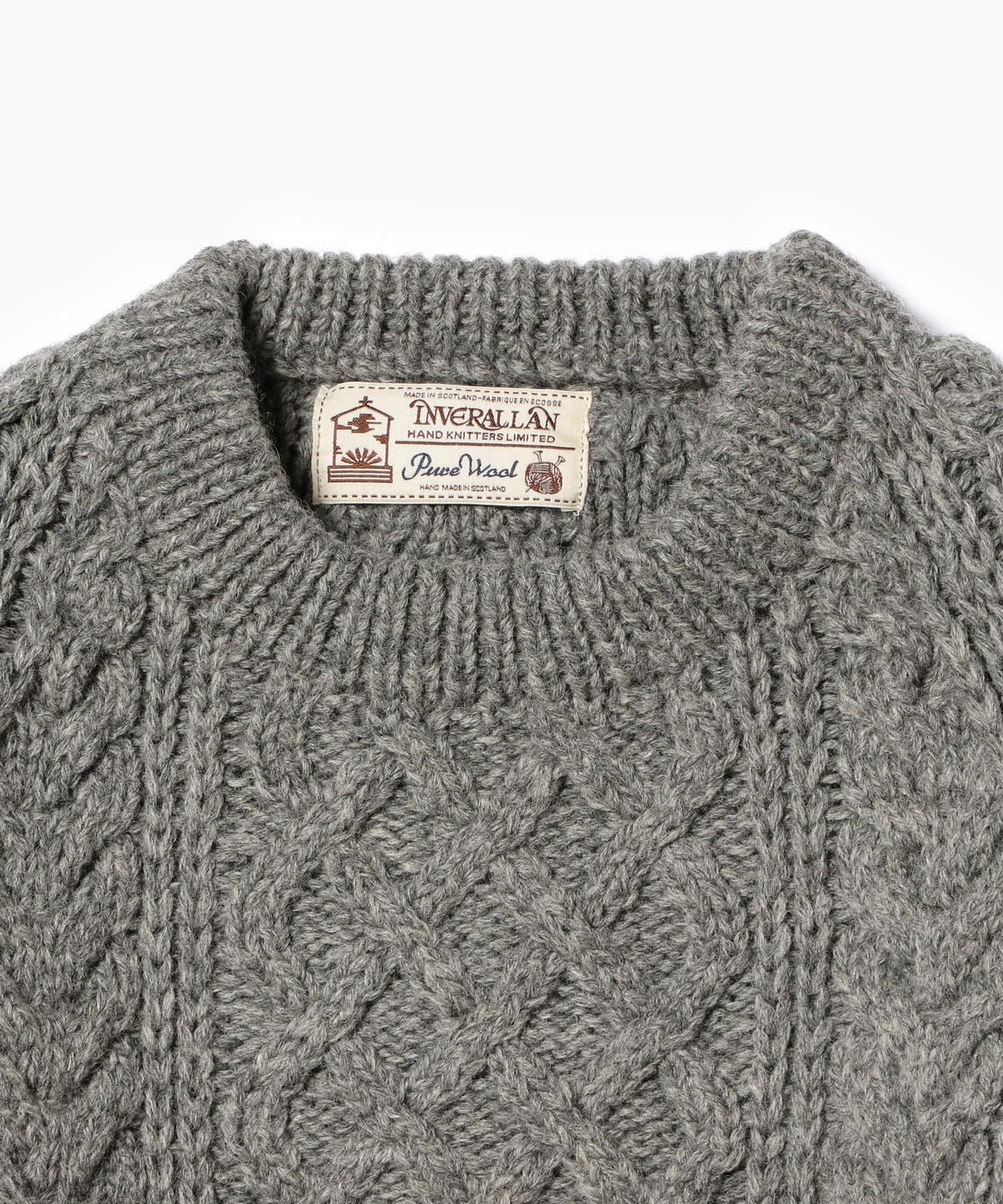 BEAMS PLUS（ビームス プラス）INVERALLAN / 1H Shetland Crew Neck Knit（トップス ニット・セーター ）通販｜BEAMS