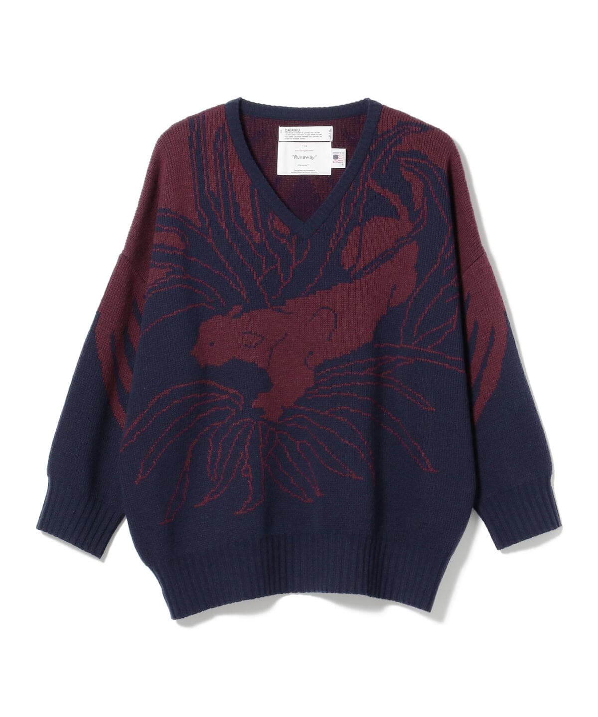 BEAMS（ビームス）DAIRIKU / Leopard Pullover Knit（トップス ニット・セーター）通販｜BEAMS