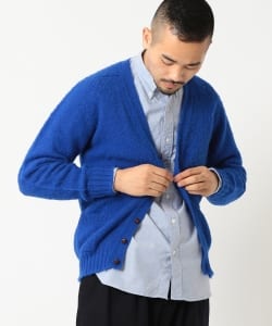 ▲Jamieson’s × BEAMS PLUS / 別注 Vネック カーディガン