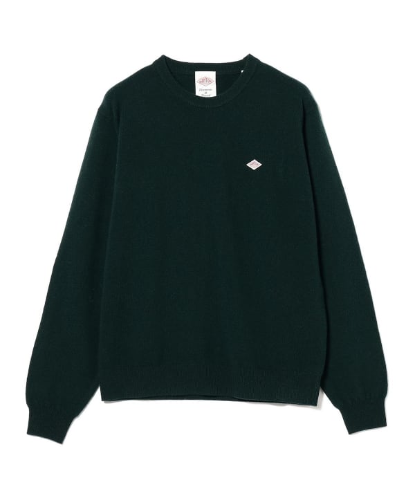 BEAMS DANTON / Lambswool Crew Neck Knit (tops knits BEAMS sweaters