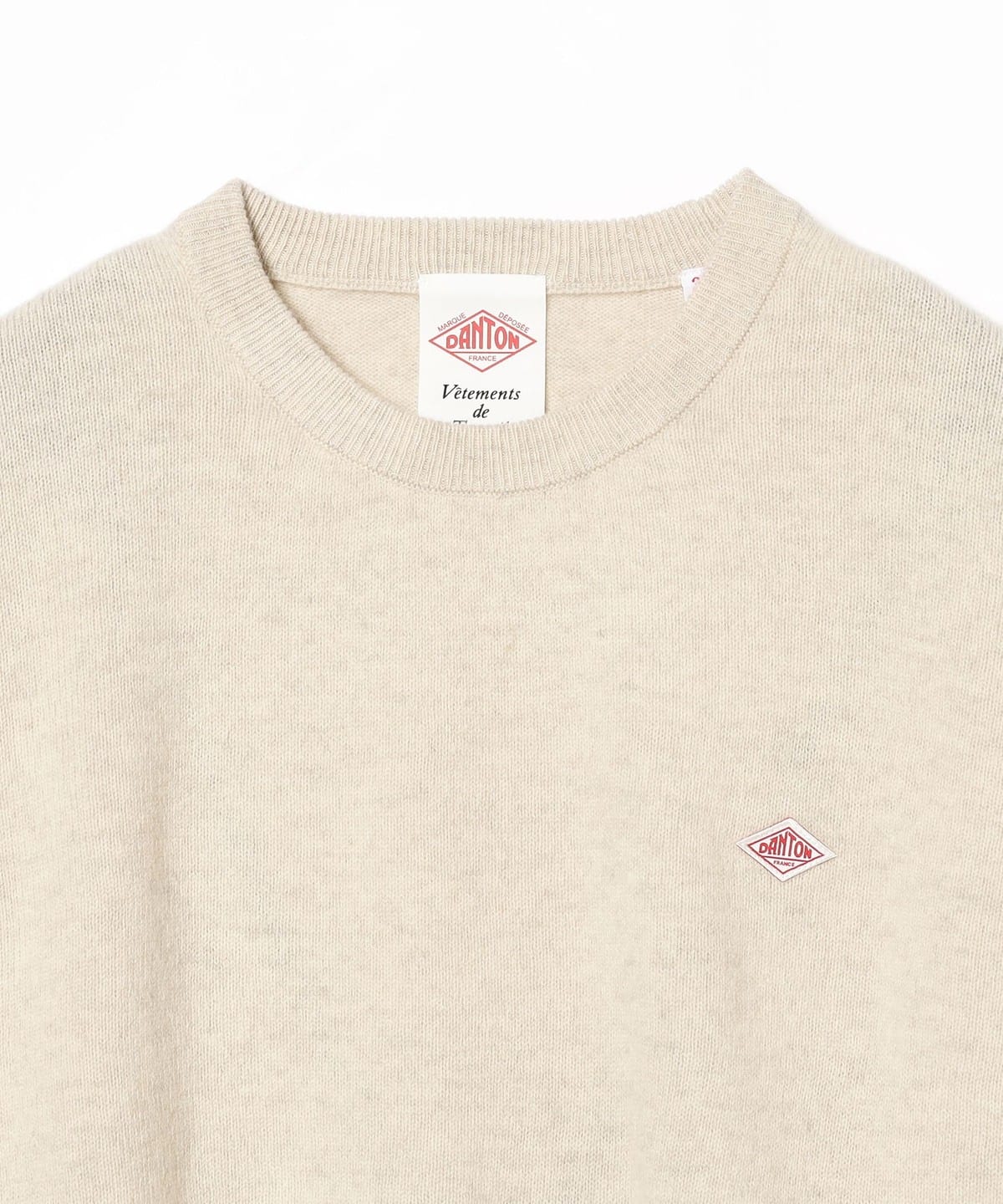 BEAMS（ビームス）DANTON / Lambswool Crew Neck Knit（トップス