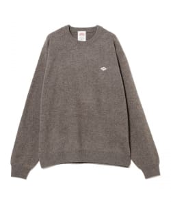 DANTON / Lambswool Crew Neck Knit