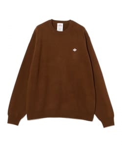 DANTON / Lambswool Crew Neck Knit
