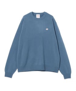 DANTON / Lambswool Crew Neck Knit