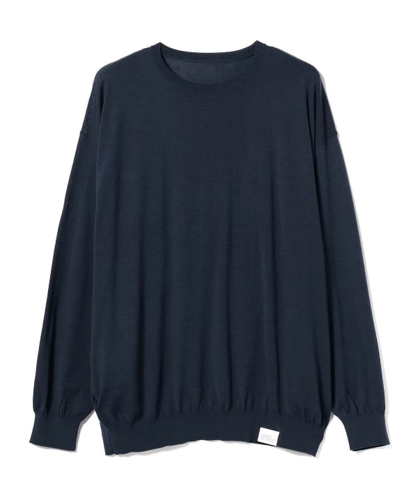 BEAMS BEAMS / TECH HIGH GAUGE FreshService NECK KNIT (tops knits