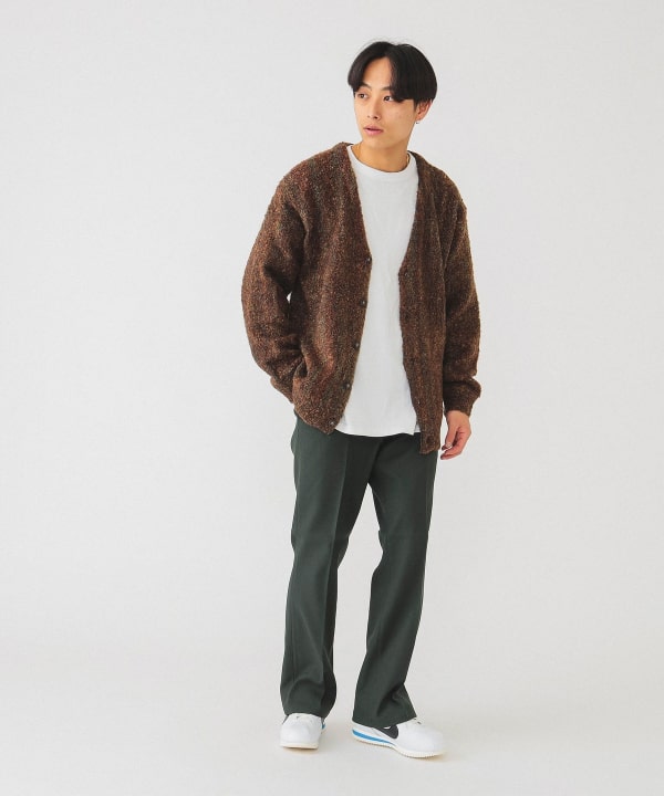 BEAMS BEAMS / 5 gauge boucle knit cardigan (tops cardigan) BEAMS