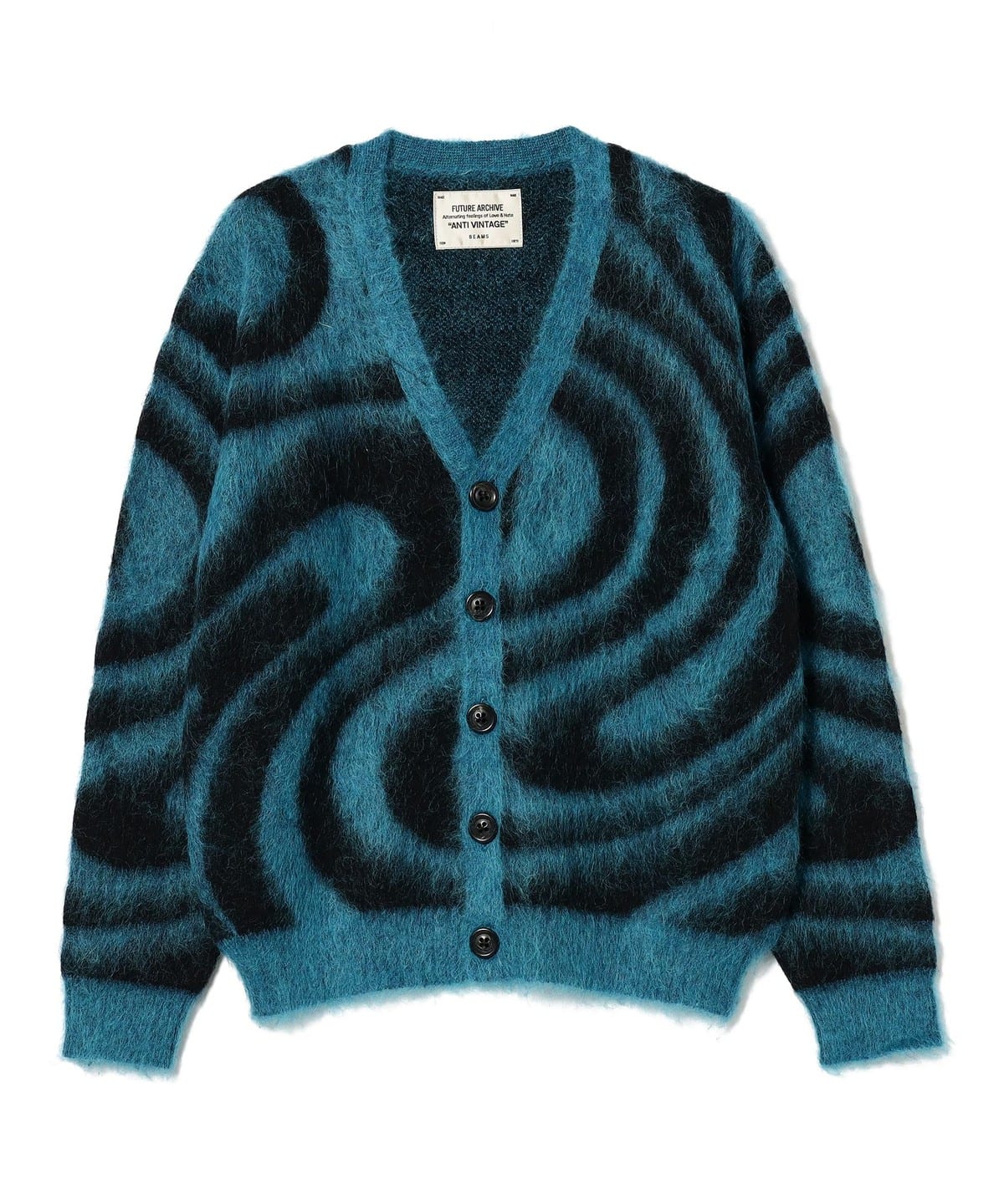 BEAMS（ビームス）FUTURE ARCHIVE / MARBLE MOHAIR CARDIGAN（トップス 