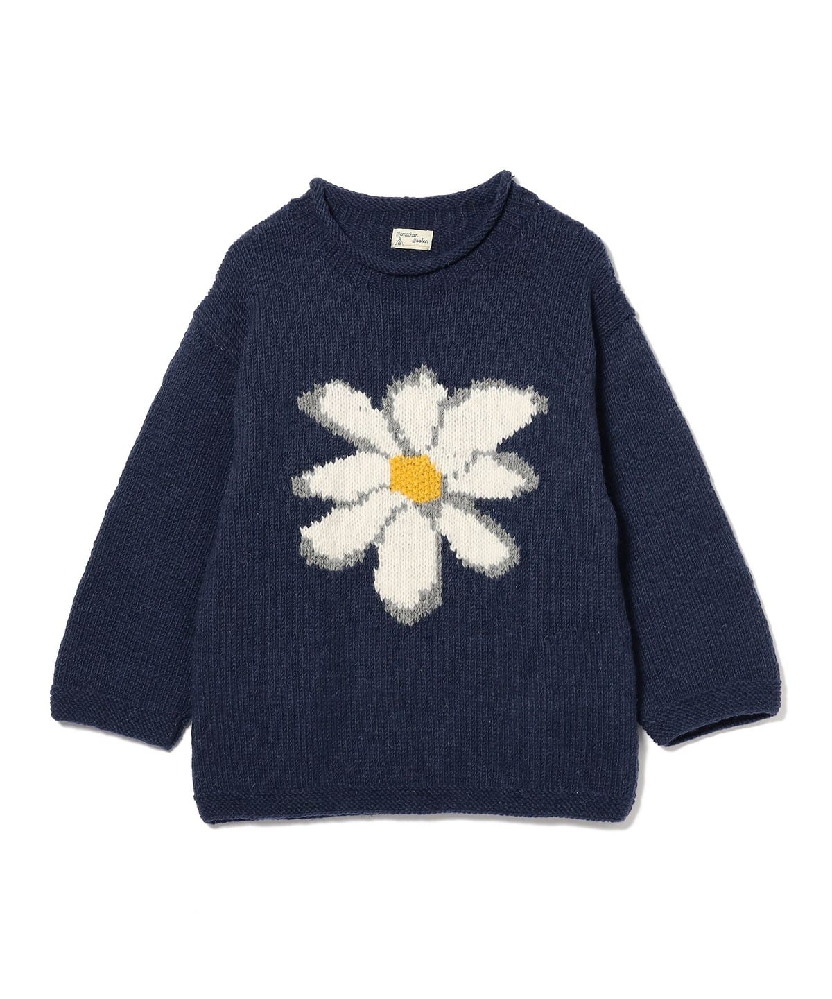 BEAMS（ビームス）MacMahon Knitting Mills / Roll Neck Knit - Flower