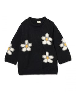 BEAMS（ビームス）MacMahon Knitting Mills / Roll Neck Knit - Flower