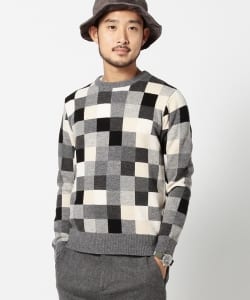 ￥▲BEAMS / カラーブロックニット