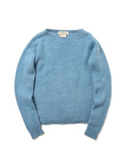 ￥▲【予約】REMI RELIEF×BEAMS PLUS / 別注 インディゴ シャギードッグ ニット