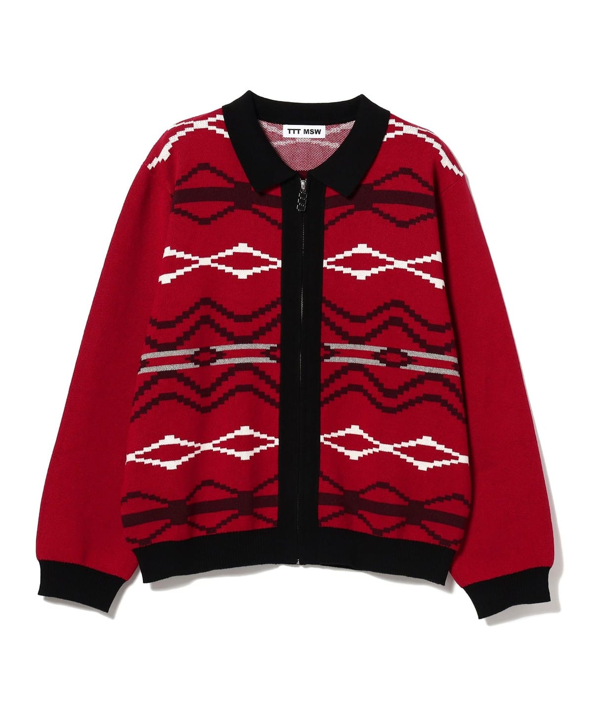 表記サイズMTTT MSW 23AW Nordic Zip Up Cardigan