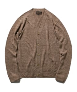 ▲BEAMS PLUS / リネン Vネックカーディガン