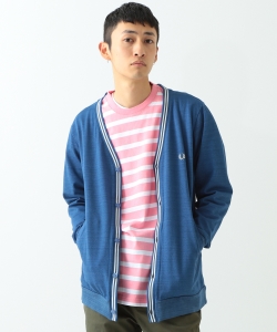▲FRED PERRY × BEAMS / 別注 鹿の子 カーディガン