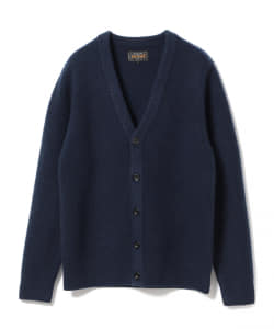 ▲BEAMS PLUS / カシミヤ 畦編み Vネック カーディガン