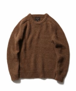 ▲BEAMS PLUS / クルーネック シャギー ニット