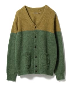 ▲dip × BEAMS PLUS / 別注 モヘヤ Ｖネック カーディガン