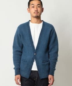 ▲REMI RELIEF × BEAMS PLUS / 別注 インディゴ カーディガン